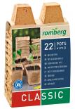 22 propagation pots 6 cm square 