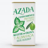 Olivenöl mit Basilikum 225 ml BIO - AZADA 