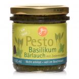 BIO Pesto Basil-bear-garlic - 165ml glass 