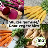 BIO Wurzelgemüse - Gemüse Saat Sortiment 