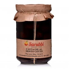 Pickled chestnuts in strawberry -Traubenmost - Castagne Al Mosto Cotto 