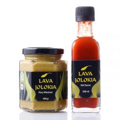 Lava Jolokia Sauce + Mustard Combo 
