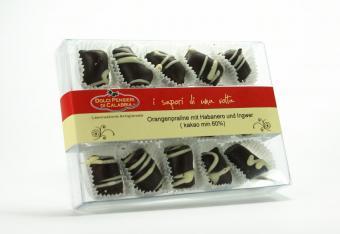 Orangenpraline mit Habanero und Ingwer 