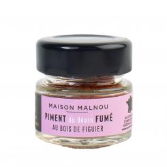 BIO Geräucherte Chilipulver (Feigenholz) - BIO Piment Maison Malnou du Béarn fumé au bois de figuier, 13g 