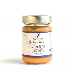 BIO Brotaufstrich Cheesana Jalapeno, 170g - Sanchon  170g 