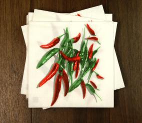 Serviette/Lunch Napkin "Pure Chilies" 