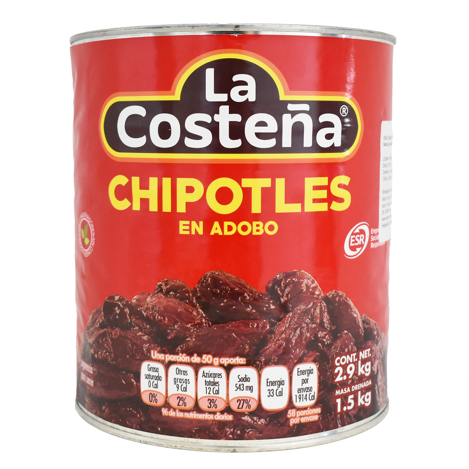 Chipotle in Adobo Maxi, La Costena online kaufen Pepperworld Hot Shop