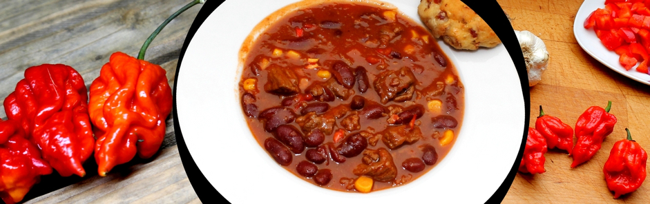 Chili con Carne mit Trinidad Scorpion